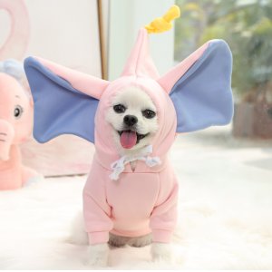 大象變身狗狗貓咪小中型犬秋冬衛(wèi)衣抓絨衣服