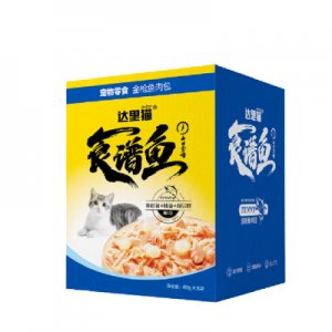 達(dá)理貓食譜魚 貓零食 寵物零食 60g