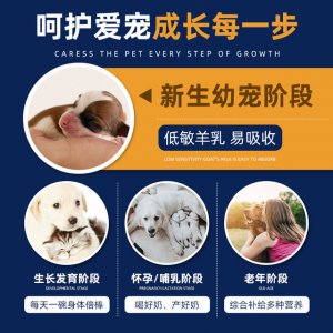 普貝斯低敏高鈣羊奶粉貓犬300g