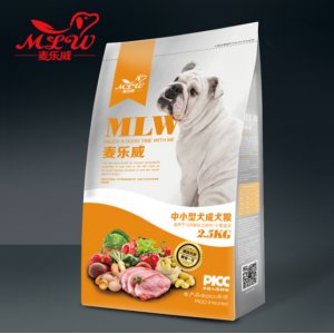 麥樂威中小型犬成犬糧2.5KG