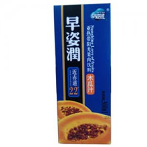 早滋潤亞熱帶陽光果肉飲料木瓜汁