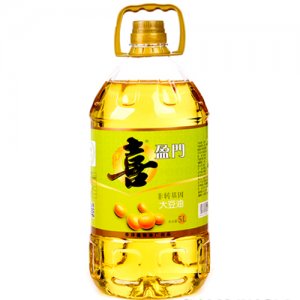 喜盈門非轉基因大豆油5L