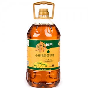 喜盈門非轉基因小榨濃香菜籽油5L