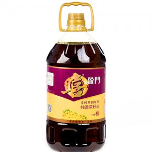 喜盈門非轉基因壓榨純香菜籽油5L