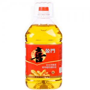 喜盈門花生芝麻香食用植物調和油5L