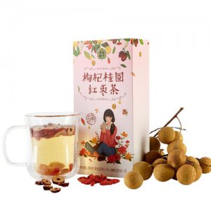 老金磨方枸杞桂圓紅棗茶盒裝