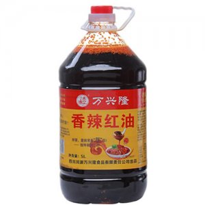 萬興隆香辣紅油5L