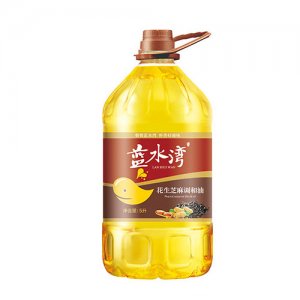 藍水灣圓桶-花生芝麻調和油5升