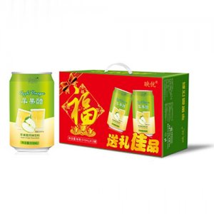 映優蘋果醋風味飲品310mlx12罐箱裝
