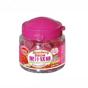 卡貝思草莓口味果汁軟糖100g