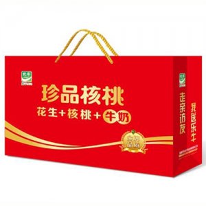 樂牛珍品核桃花生核桃牛奶復合蛋白飲料