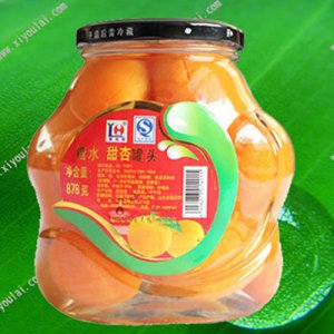喜友來糖水甜杏罐頭878g
