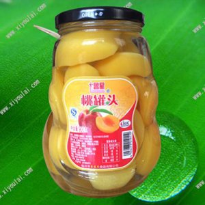 喜友來桃罐頭900g