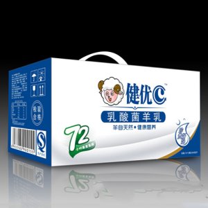 健優(yōu)C乳酸菌羊乳禮盒（藍(lán)）1提x12瓶（280ml）