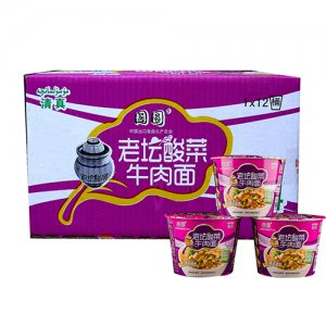 國(guó)圓老壇酸菜牛肉面箱裝