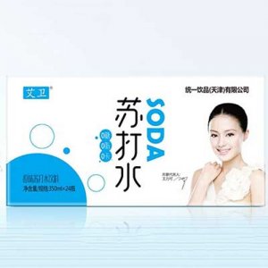 臻趣艾衛(wèi)原味蘇打水350mlx24