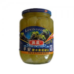 奧星糖水葡萄罐頭770g