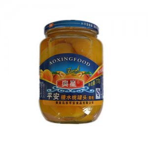 奧星糖水桃罐頭（黃桃）770g