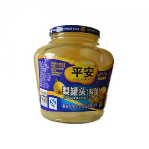 平安梨罐頭（梨球） 860g