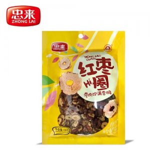 忠來紅棗圈130g
