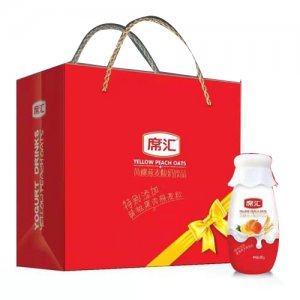 席匯黃桃燕麥酸奶飲品禮盒裝300mlx20瓶