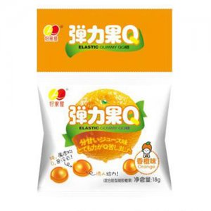 好來屋彈力果Q橡皮糖(橙）