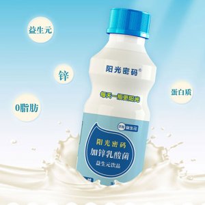 陽(yáng)光密碼加鋅乳酸菌飲品340ml