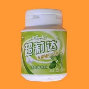 超莉達木糖醇口香糖清爽薄荷味