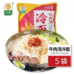 升元牛肉湯冷面565gx5袋