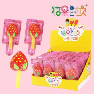 糖果總動員Vc果汁軟糖草莓狀