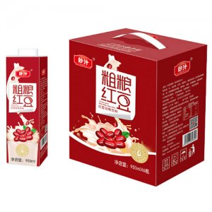 妙汁粗糧紅豆谷物飲料950mlx6瓶