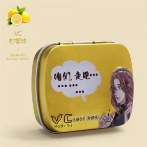 果力滋VC無糖含片檸檬味16g