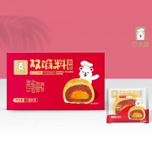 巴米熊紅豆沙咸蛋黃餡面包計量稱重