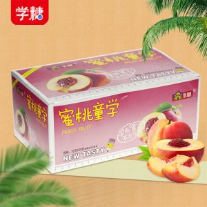 學(xué)糖蜜桃軟糕箱裝