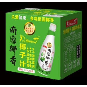 南國椰香椰子汁1.25Lx6瓶