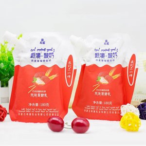 希蒙甄嚼燕麥草莓酸奶180g
