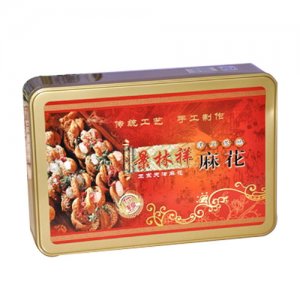景林祥什錦麻花鐵盒