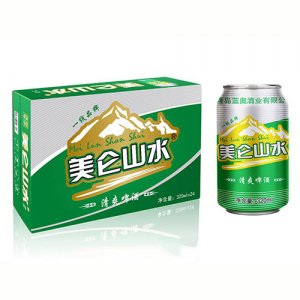美侖山水清爽啤酒320ml