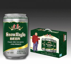 雪鷹白啤原漿330ml罐裝