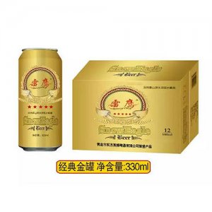雪鷹啤酒330ml金罐