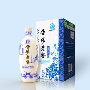 白楊酒小藍瓷十年老窖