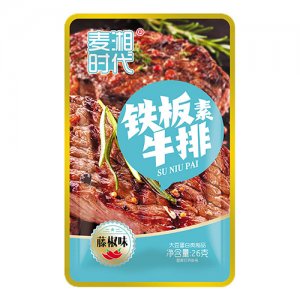 麥湘時代鐵板素牛排藤椒味26g