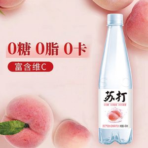 懷慶福蘇打氣泡水白桃味450ml