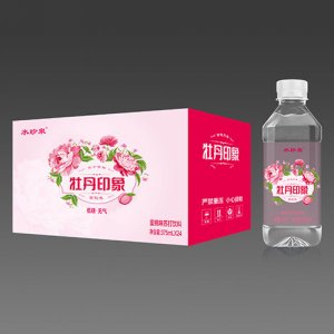 水珍泉蜜桃味蘇打水飲料375mlx24瓶
