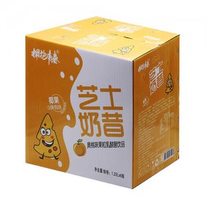擁抱青春黃桃味果粒乳酸菌飲品1.25LX6瓶