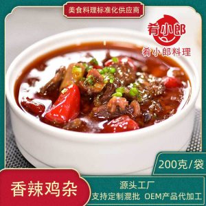 速凍半成品菜香辣雞雜調理包200g