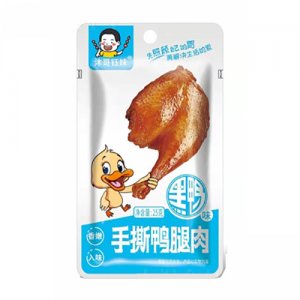 沐哥鈺妹手撕鴨腿肉黑鴨味25克