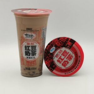 有情郎奶茶飲料 紅豆奶茶