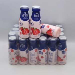 有情郎甜牛奶產(chǎn)品展示 草莓味