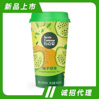 有點愛柚子綠茶果汁茶飲料400ml